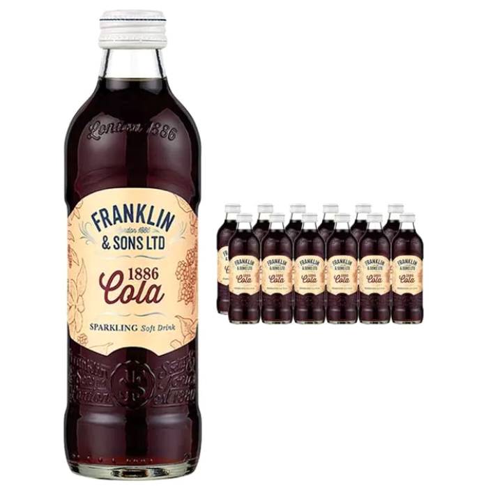 Franklin & Sons - 1886 Cola, 275ml Pack of 12