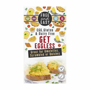 Free & Easy - Egg Gluten & DF Get Eggless, 250g | Pack of 4