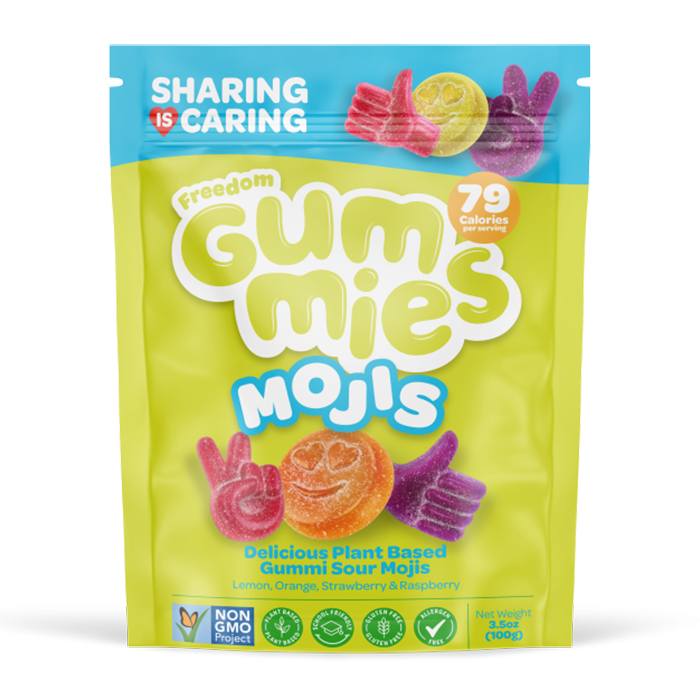 Freedom Gummies - Mojis Tots Gummies, 100g  Pack of 10