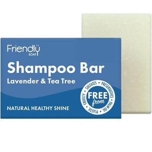 Friendly Soap - Lavender & Tea Tree Shampoo Bar, 100g