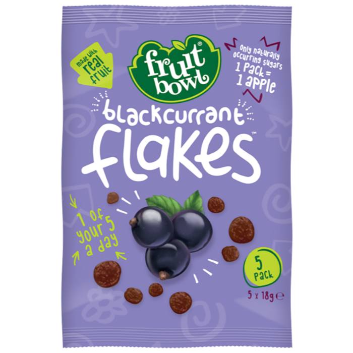 Fruit Bowl - Blackcurrant Fruit Flakes, 90g