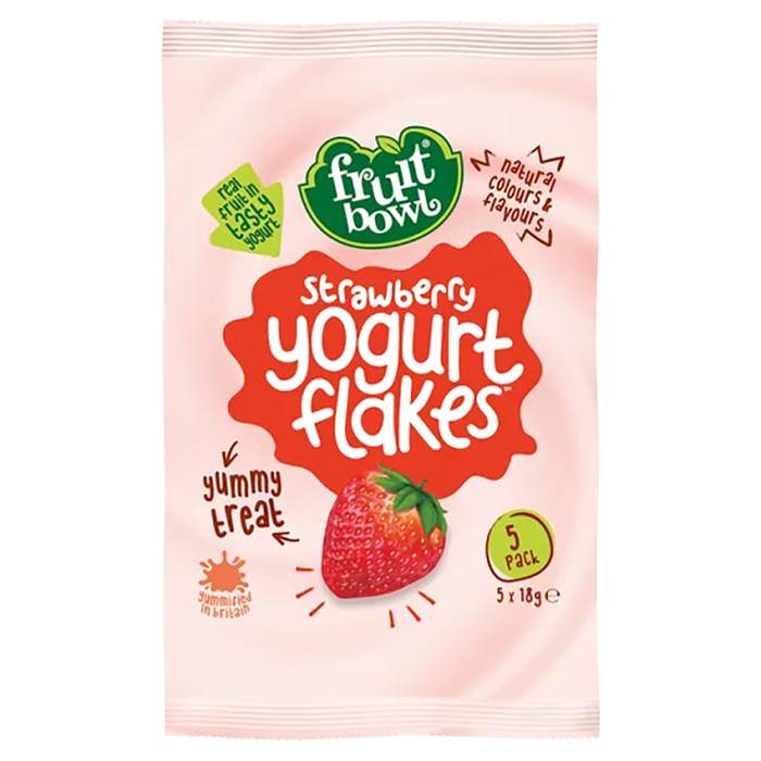 Fruit Bowl - Strawberry Yogurt Flakes, 90g