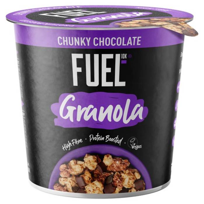 Fuel10K - Chocolate Granola Pot, 70g  Pack of 8