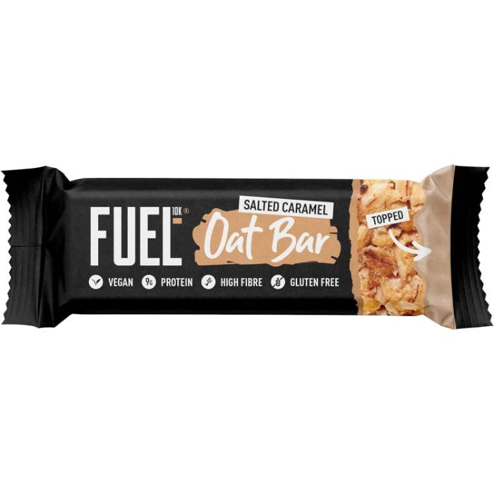 Fuel10K - Salted Caramel Oat Bar, 45g  Pack of 16