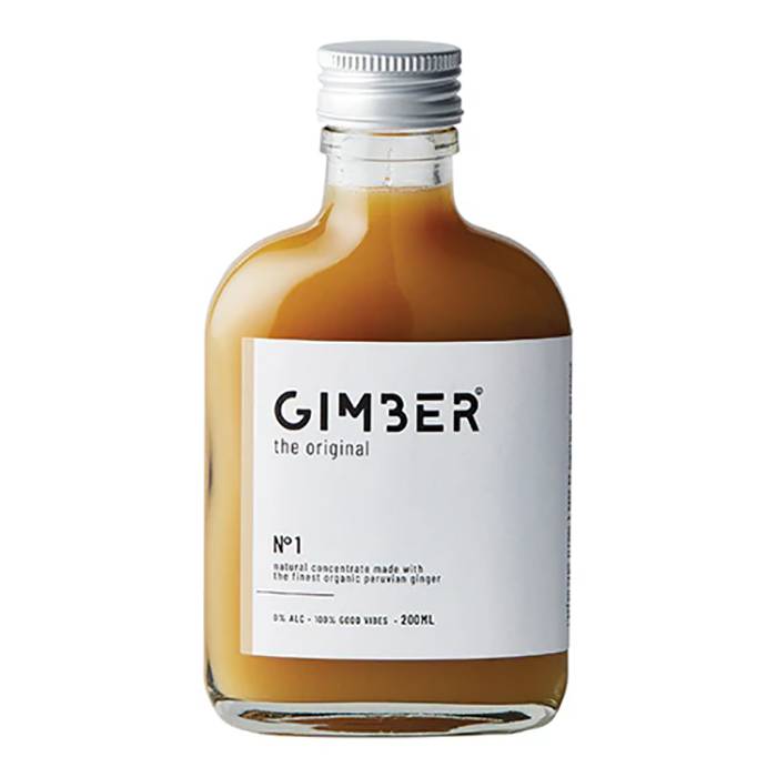 GIMBER - Peruvian Ginger, Alcohol Free Concentrate, 200ml - Pack of 12