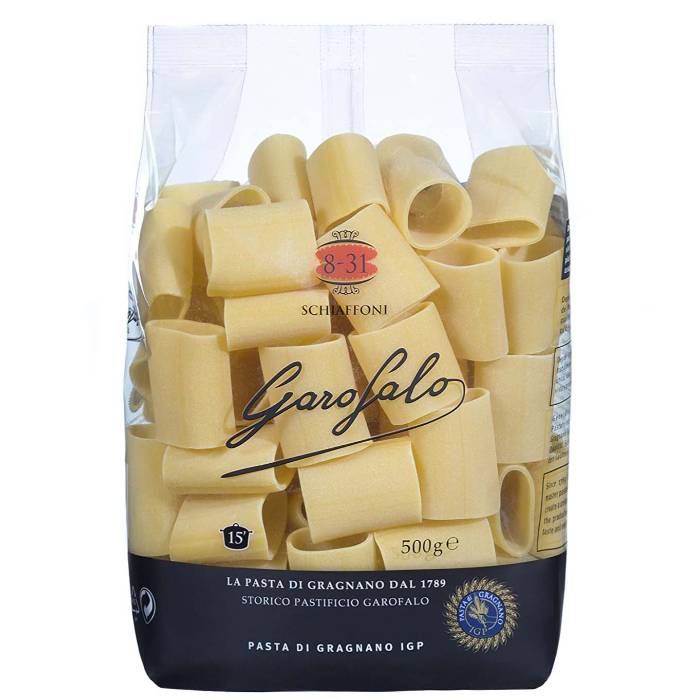 Garofalo - Paccheri Dry Pasta, 500g 