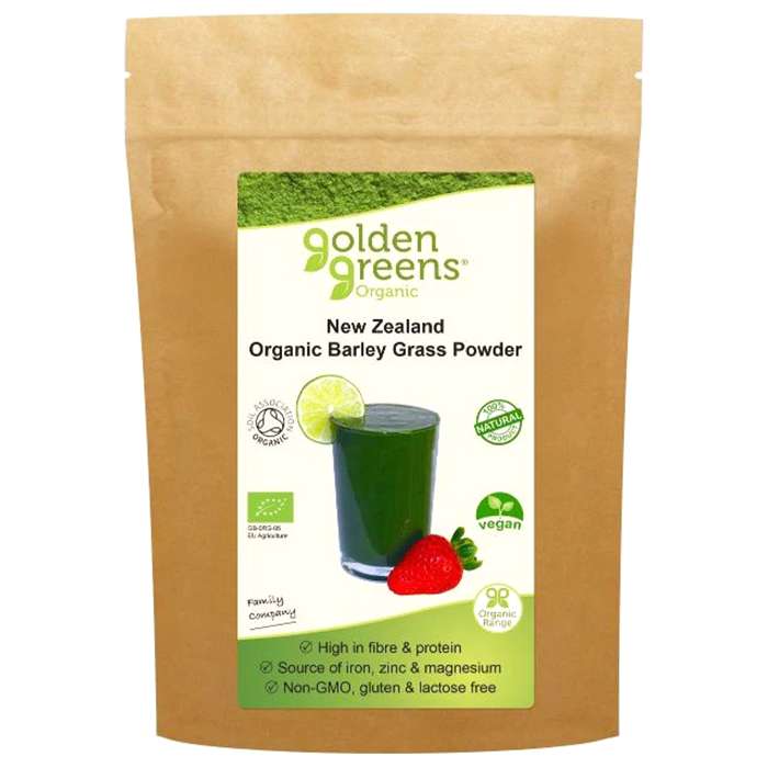 Golden Greens - Organic Barley Grass Powder NZ Large, 200g