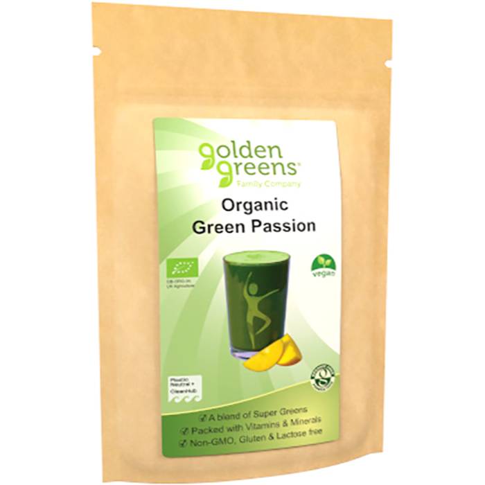 Golden Greens - Organic Green Passion Powder Large, 200g