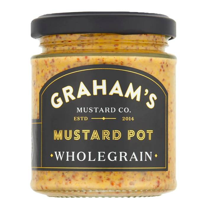 Graham's - Wholegrain Mustard, 190g - Pack of 6