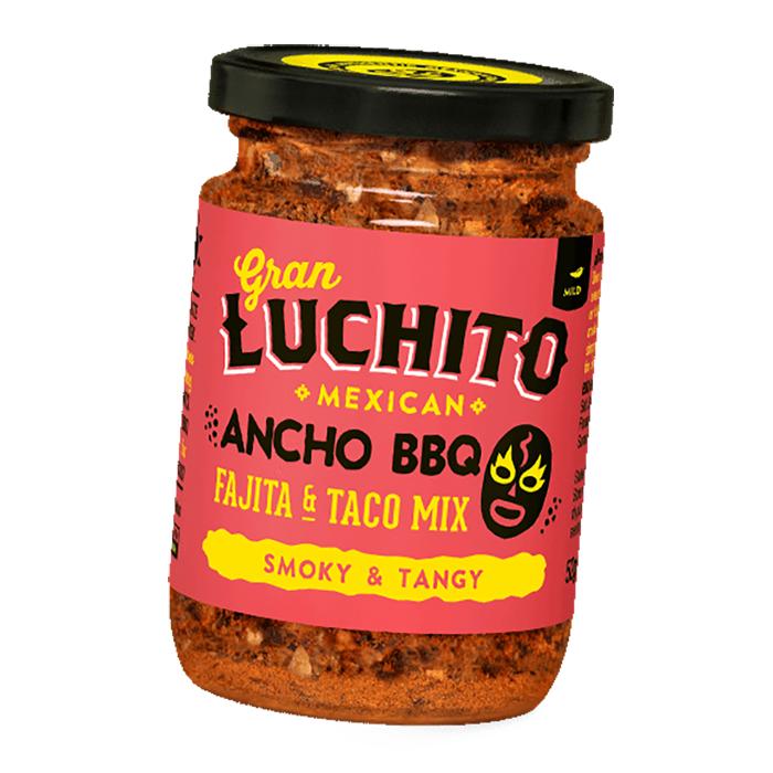 Gran Luchito - Ancho BBQ Mexican Fajita and Taco Mix, 52g  Pack of 6