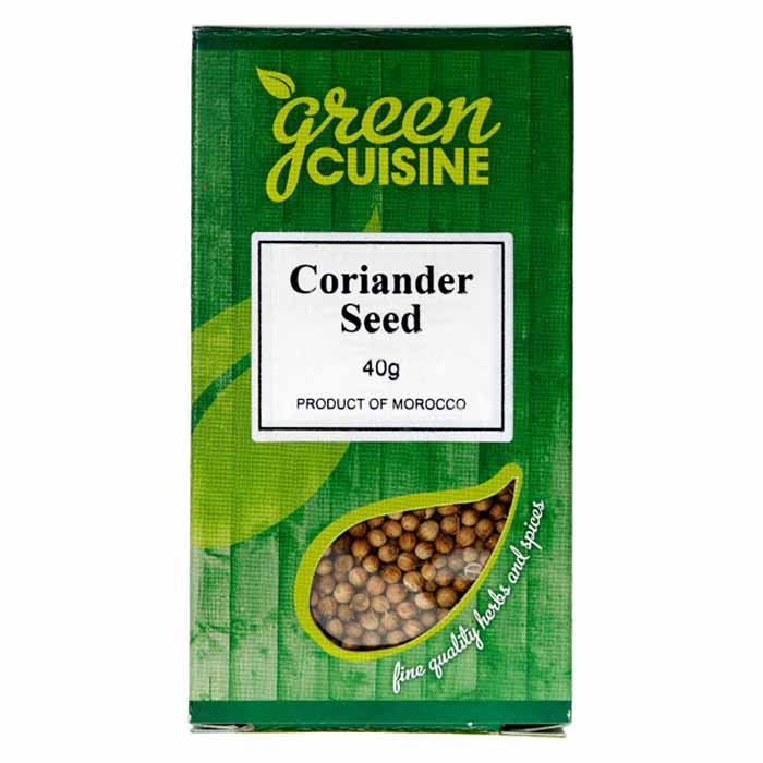 Green Cuisine - Coriander Seed, 40g  Pack of 6