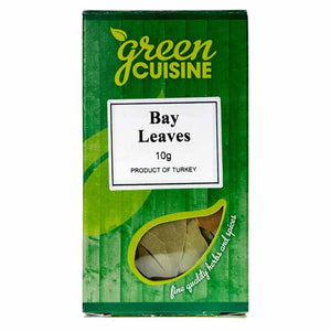 Green Cuisine - Organic Bay Leaves Whole, 10g | Pack of 6