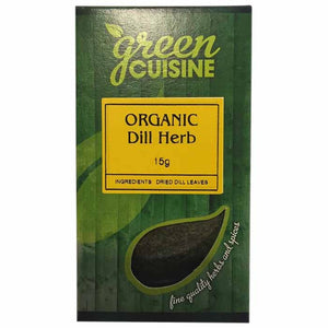 Green Cuisine - Organic Dill Herb, 15g | Pack of 6