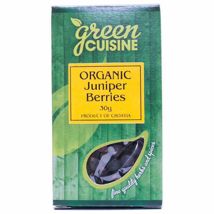 Green Cuisine - Organic Juniper Berries, 30g  Pack of 6