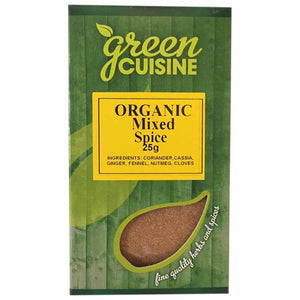 Green Cuisine - Organic Mixed Spice, 25g | Pack of 6