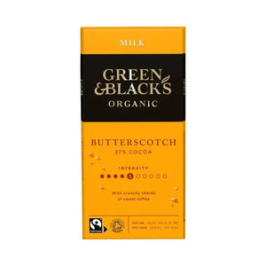 Green & Blacks - Organic Milk & Butterscotch Chocolate, 90g | Pack of 15