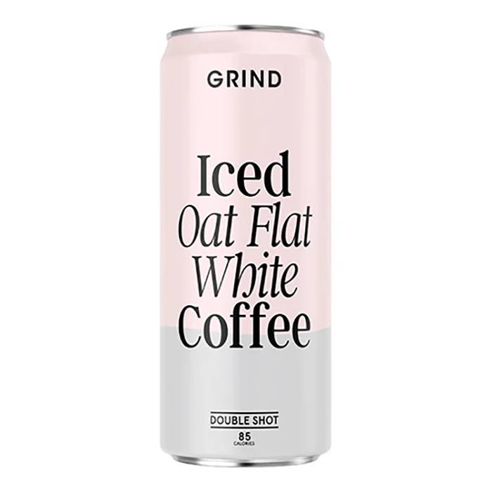 Grind Coffee Roasters - Oat Flat White Coffee Grind Iced Coffees, 250ml - Pack of 8