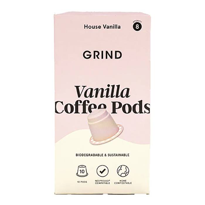 Grind Coffee Roasters - Pods Home Compostable Blends Vanilla, 90g - 10 x10 Pods