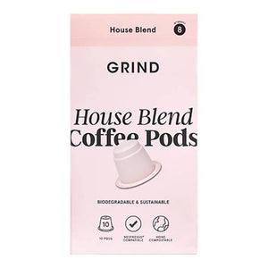 Grind Coffee Roasters - Pods Refill Box Home Compostable, 90g 10 x10 | Multiple Types