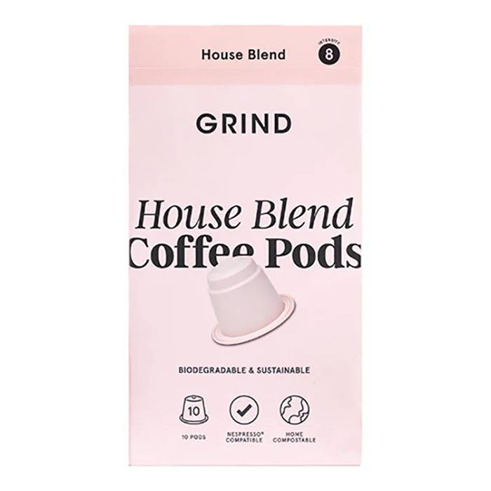 Grind Coffee Roasters - Pods Refill Box Home Compostable Original, 90g 10 x10