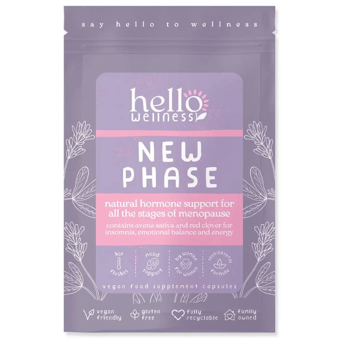 Hello Wellness - New Phase Menopause Support, 60 Capsules