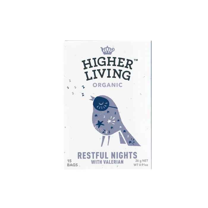 Higher Living - Restful Nights, 15 Bags  Pack of 4