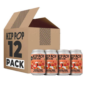 Hip Pop - Living Soda, 330ml | Pack of 12 | Multiple Flavours