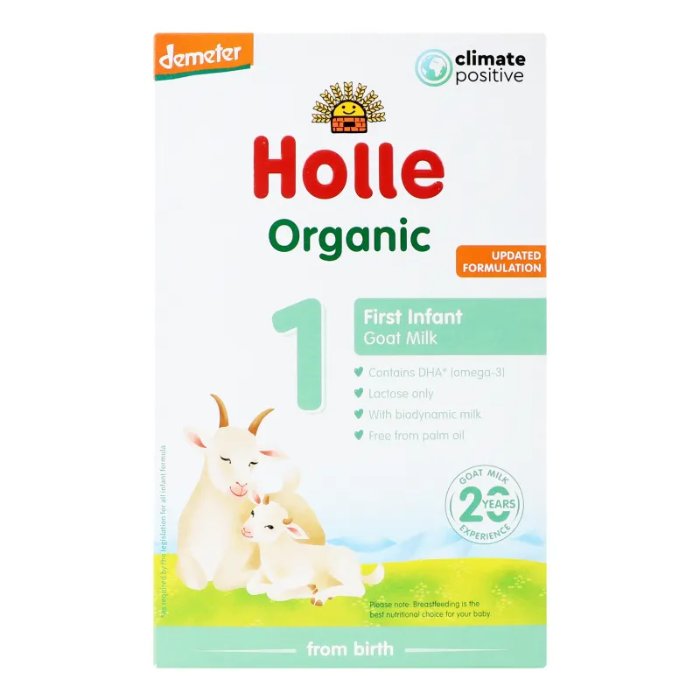 Holle - Organic Infant Goat Milk Follow on Formula Level 1, 400g