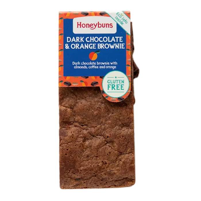 Honeybuns - Chocolate Orange Brownie, 56g  Pack of 16