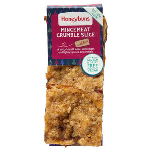 Honeybuns - Mincemeat Crumble Slice, 64g | Pack of 16