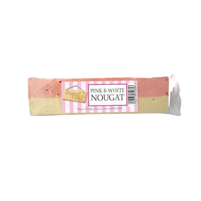 House of Fudge - Pink & White Nougat Bar, 120g  Pack of 24