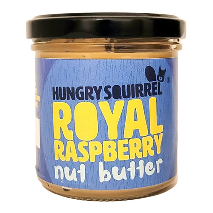 Hungry Squirrel - Royal Raspberry Almond Butter Jar, 180g - Pack of 6