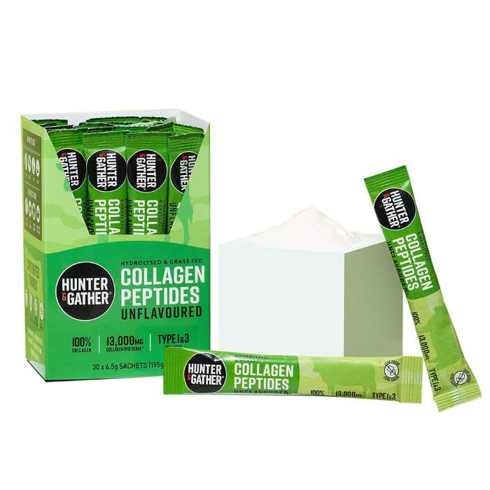 Hunter & Gather - Bovine Collagen 30 x 6.5g Sachet, 195g