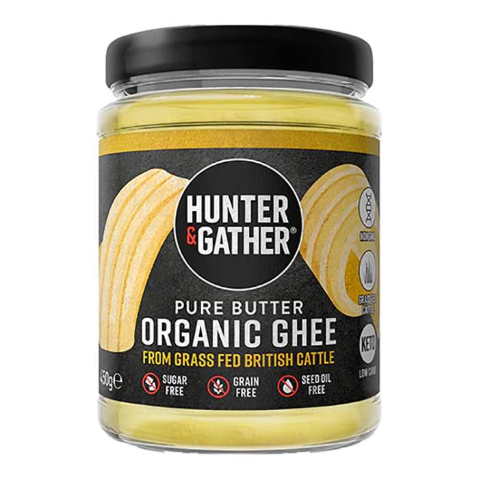 Hunter & Gather - Grass-Fed British Organic Ghee, 450g - Pack of 6