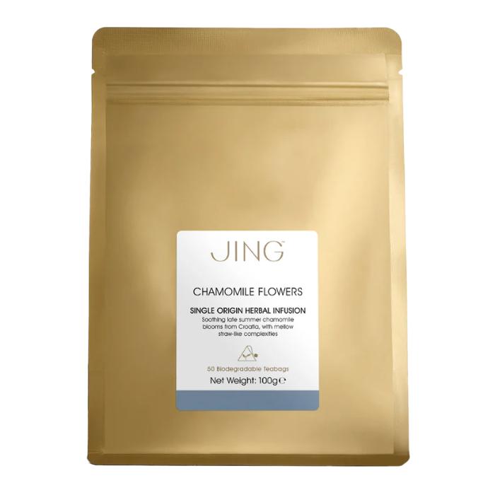 JING Tea - Chamomile Flower, 50 Bags  Pack of 6