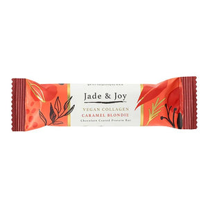 Jade & Joy - Vegan Collagen Caramel Blondie Protein Bar, 50g | Pack of 12