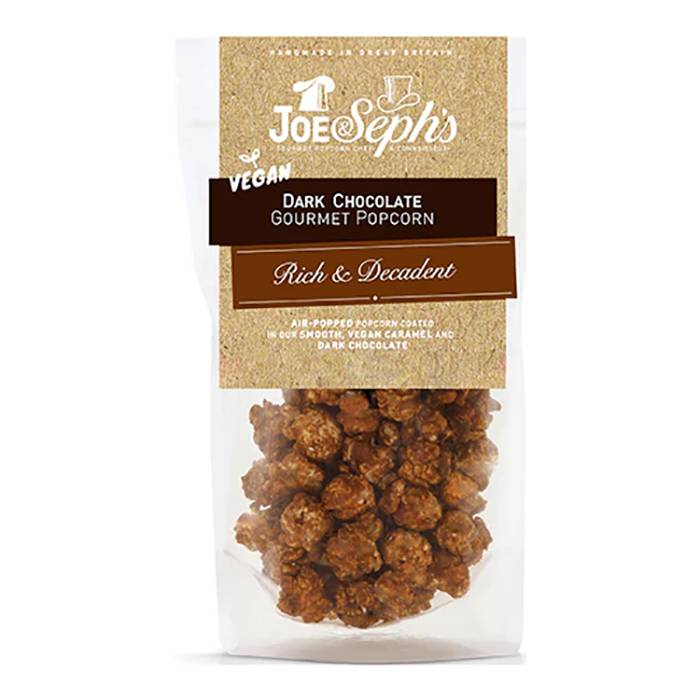 Joe & Seph’s - Dark Chocolate Vegan Popcorn, 80g - Pack of 16