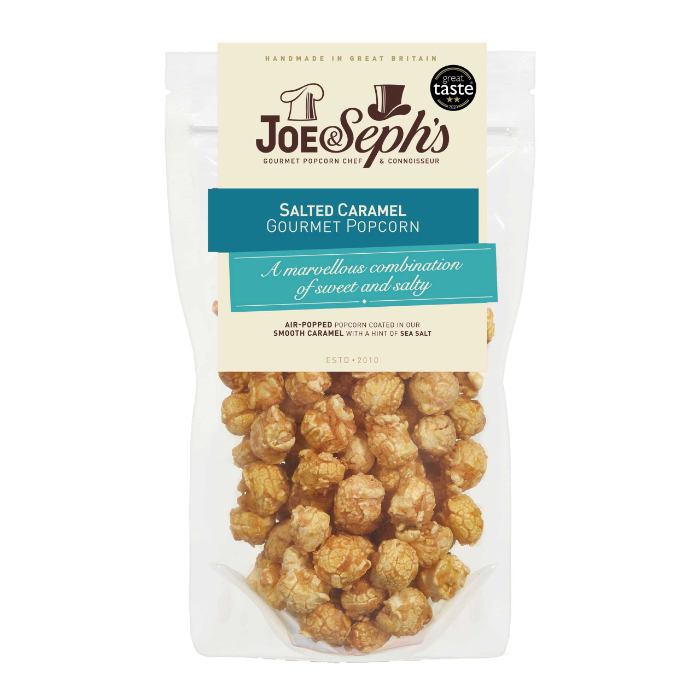 Joe & Seph’s - Salted Caramel Popcorn, 80g  Pack of 12