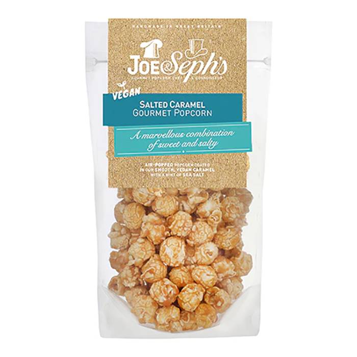 Joe & Seph’s - Salted Caramel Vegan Popcorn, 80g - Pack of 16