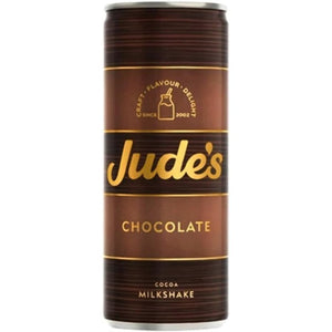 Jude's - Vegan Chocolate Milkshake Can, 250ml - Pack of 12