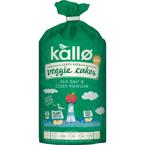Kallo - Veggie Cake SeaSalt Cider Vinegar, 200g