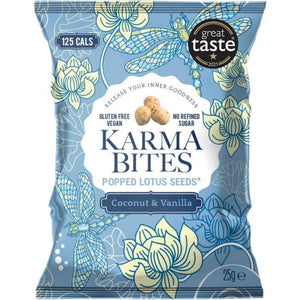 Karma Bites - Coconut Popped Lotus Seeds, 25g | Pack of 12