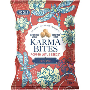Karma Bites - Peri Peri Popped Lotus Seeds, 25g | Pack of 12