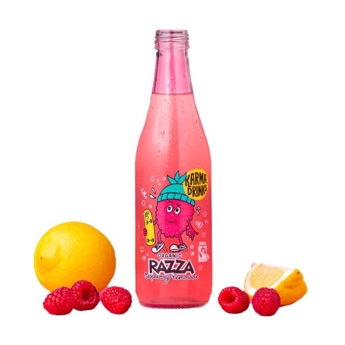 Karma Drinks - Karma Razza Raspberry Lemonade Bottle 300ml - Pack of 24