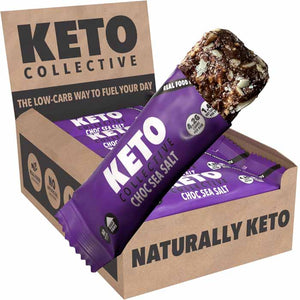 Keto Collective - Choc Sea Salt Keto Bar, 40g | Pack of 15