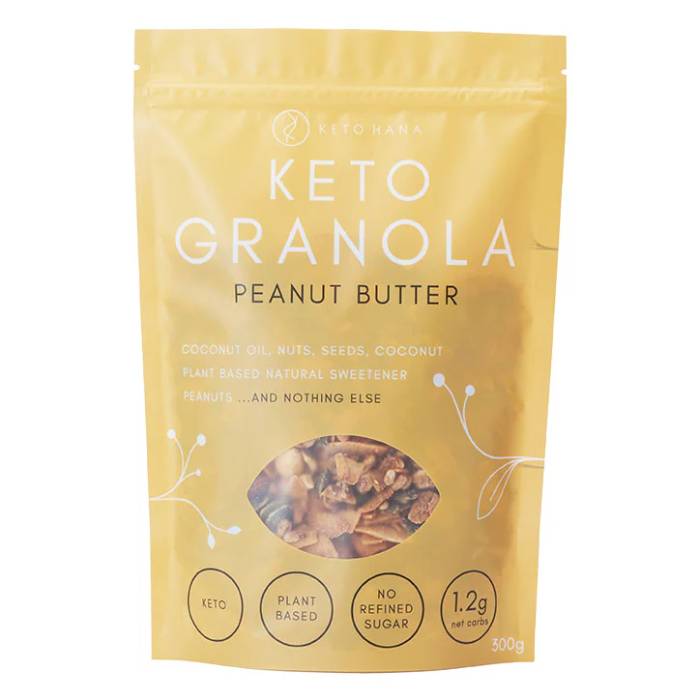 Keto Hana - Keto Granola Peanut Butter, 300g