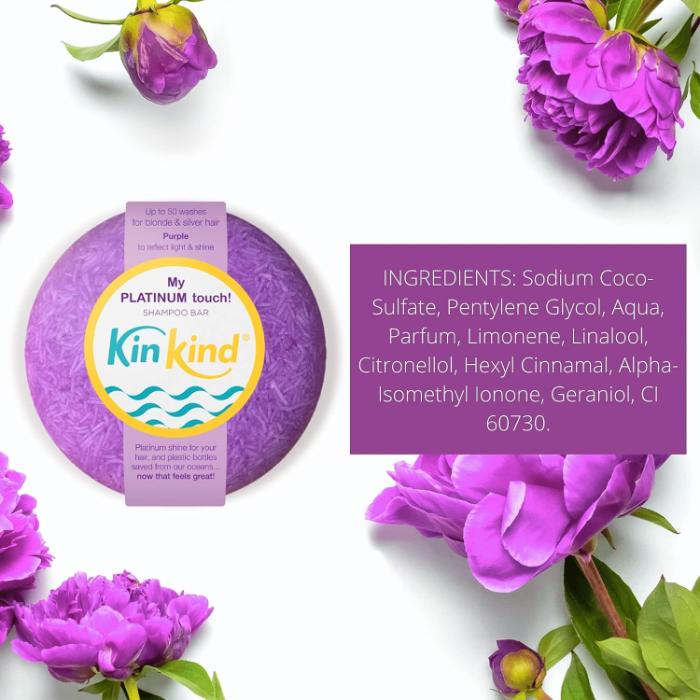 Kinkind - Shampoo Bar My PLATINUM touch!, 50g - back