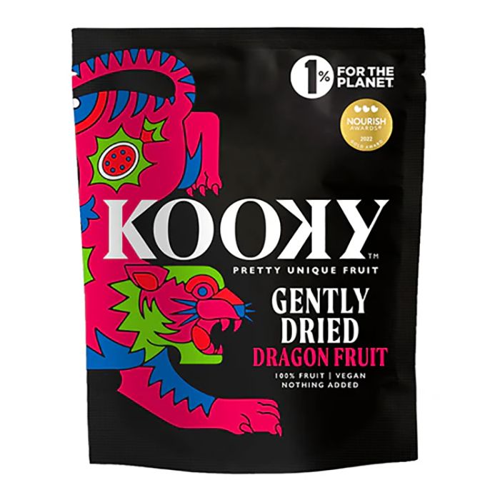 Kooky - Gently Dried Dragon Fruit100% Fruit, 20g - Pack of 12