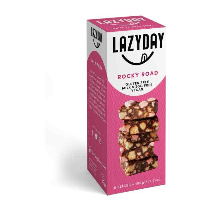 Lazy Day - Belgian Chocolate Rocky Road, 150g  Pack of 8