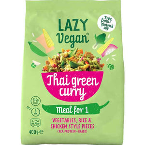 Lazy Vegan - Thai Green Curry Ready Meal, 400g